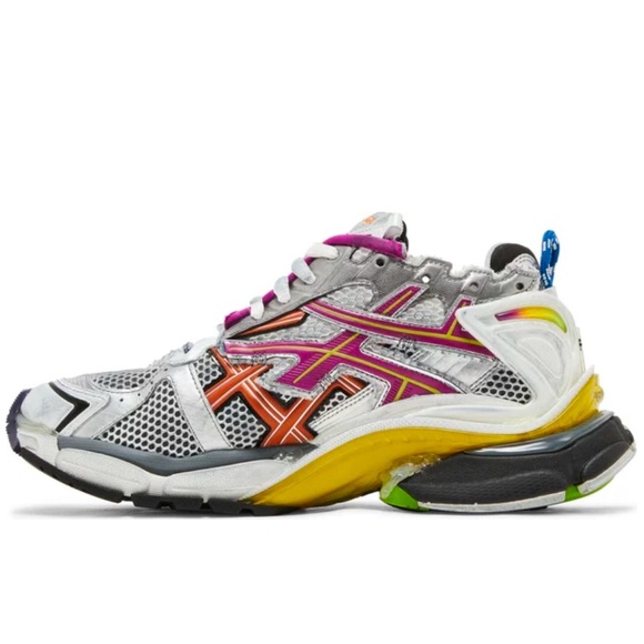 Balenciaga Runner Grey Multi Color Sneakers - Picture 4 of 13